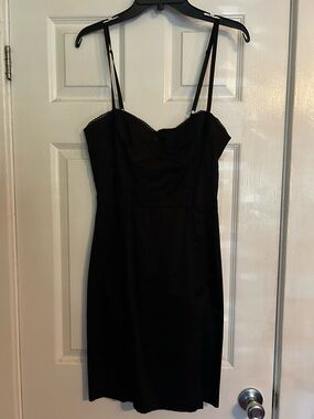 Fire Los Angeles Black Spaghetti-Strap Mini Dress